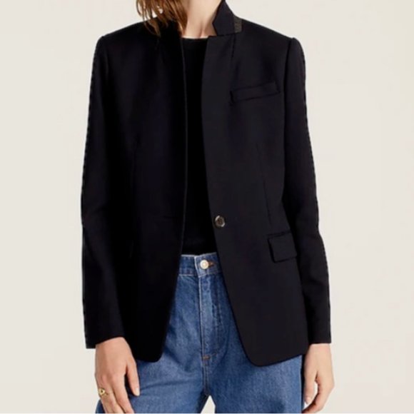 J. Crew Jackets & Blazers - J. Crew Regent Women Blazer Jacket 4 Single Button Front Career Office Business